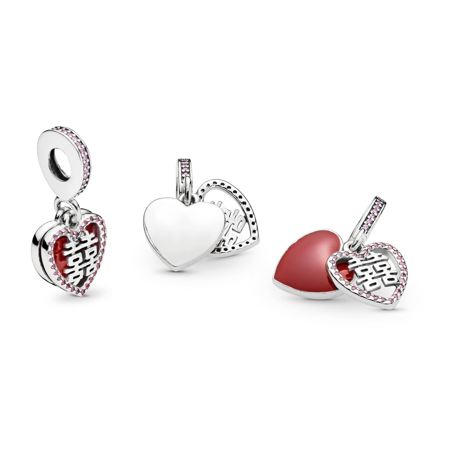 Pandora Chinese Double Happiness Dangle Charm