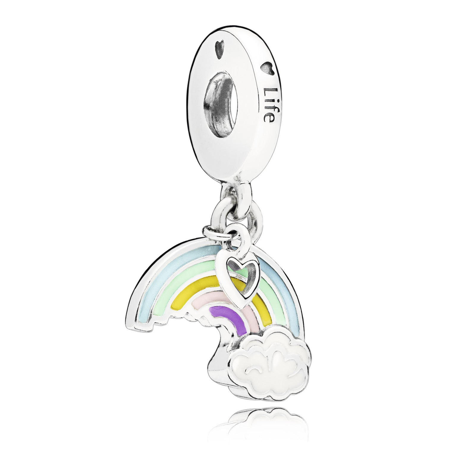Pandora Rainbow & Cloud Dangle Charm