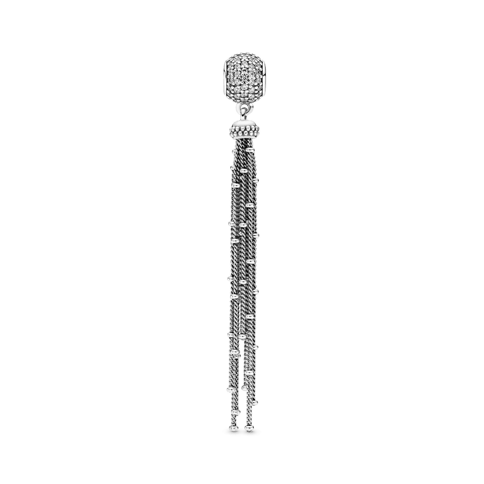 Pandora Pave & Tassel Dangle Charm