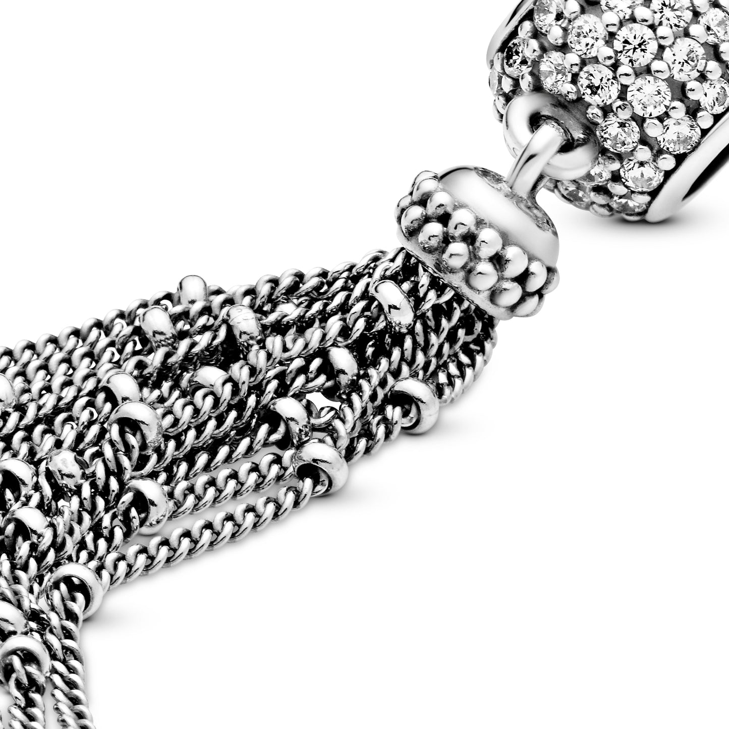 Pandora Pave & Tassel Dangle Charm