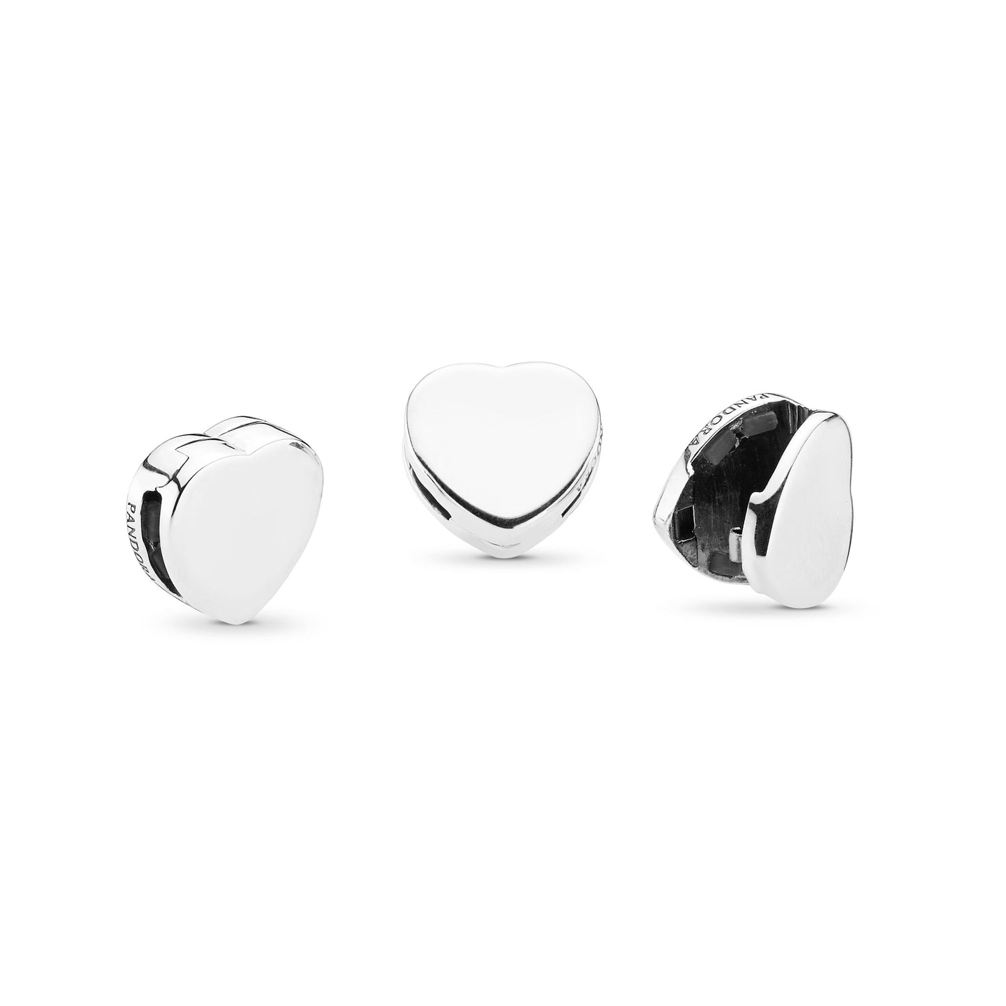 Pandora Simple Heart Clip Charm