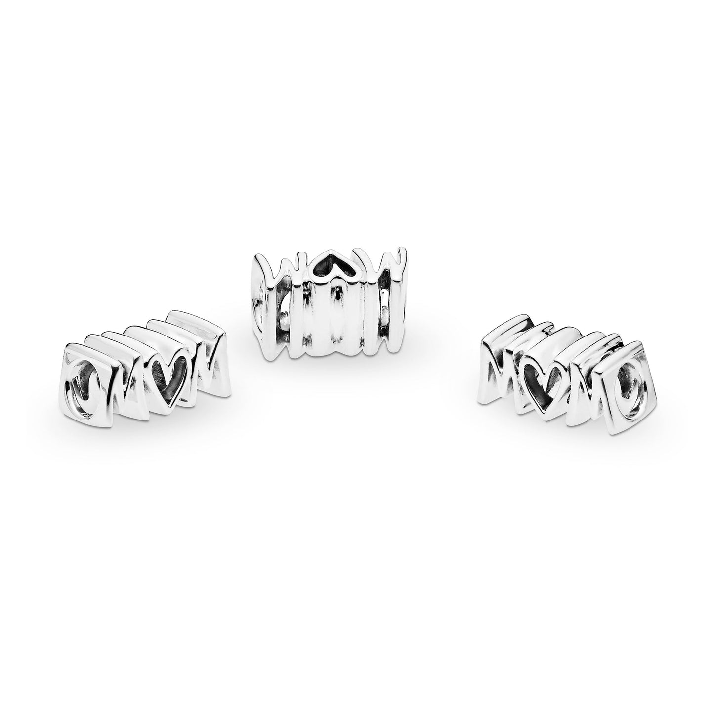 Pandora Mum Script Charm