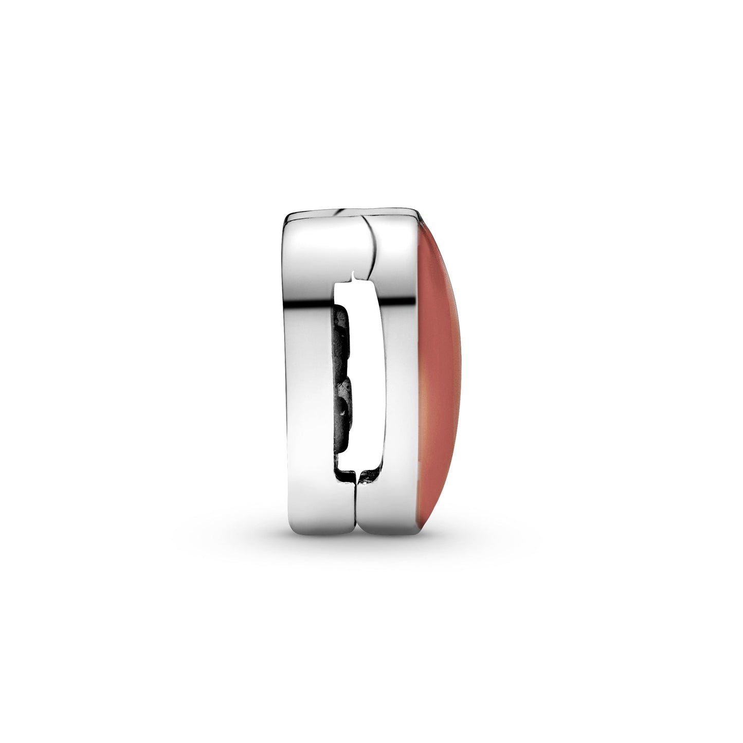 Pandora Asymmetrical Heart Clip Charm
