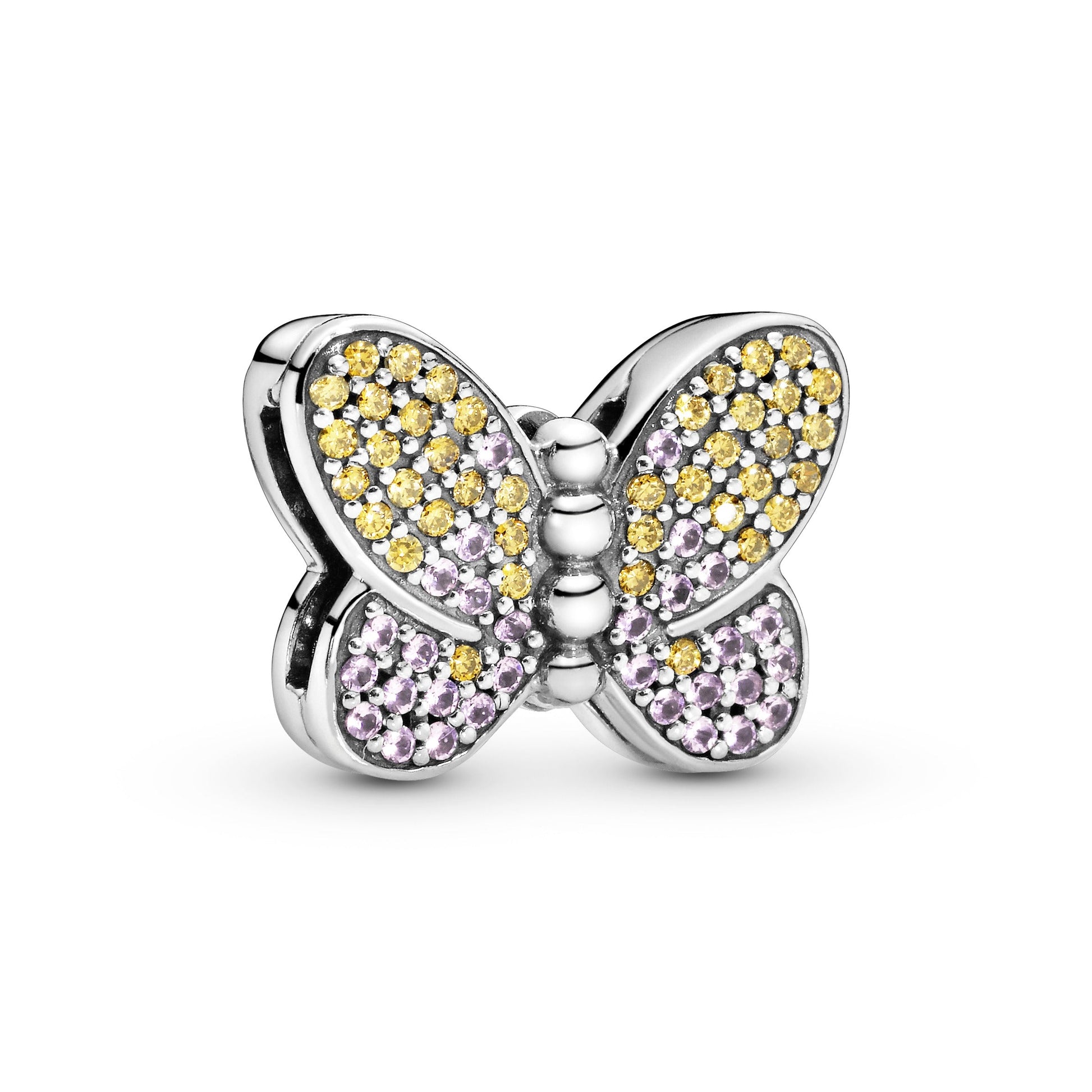 Pandora Pave Butterfly Clip Charm