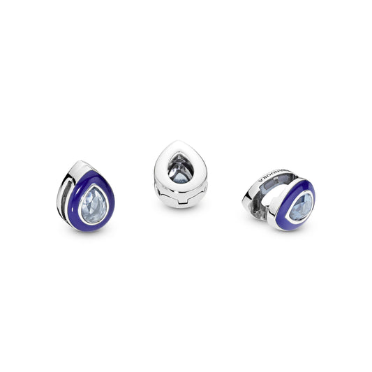 Pandora Blue Teardrop Charm