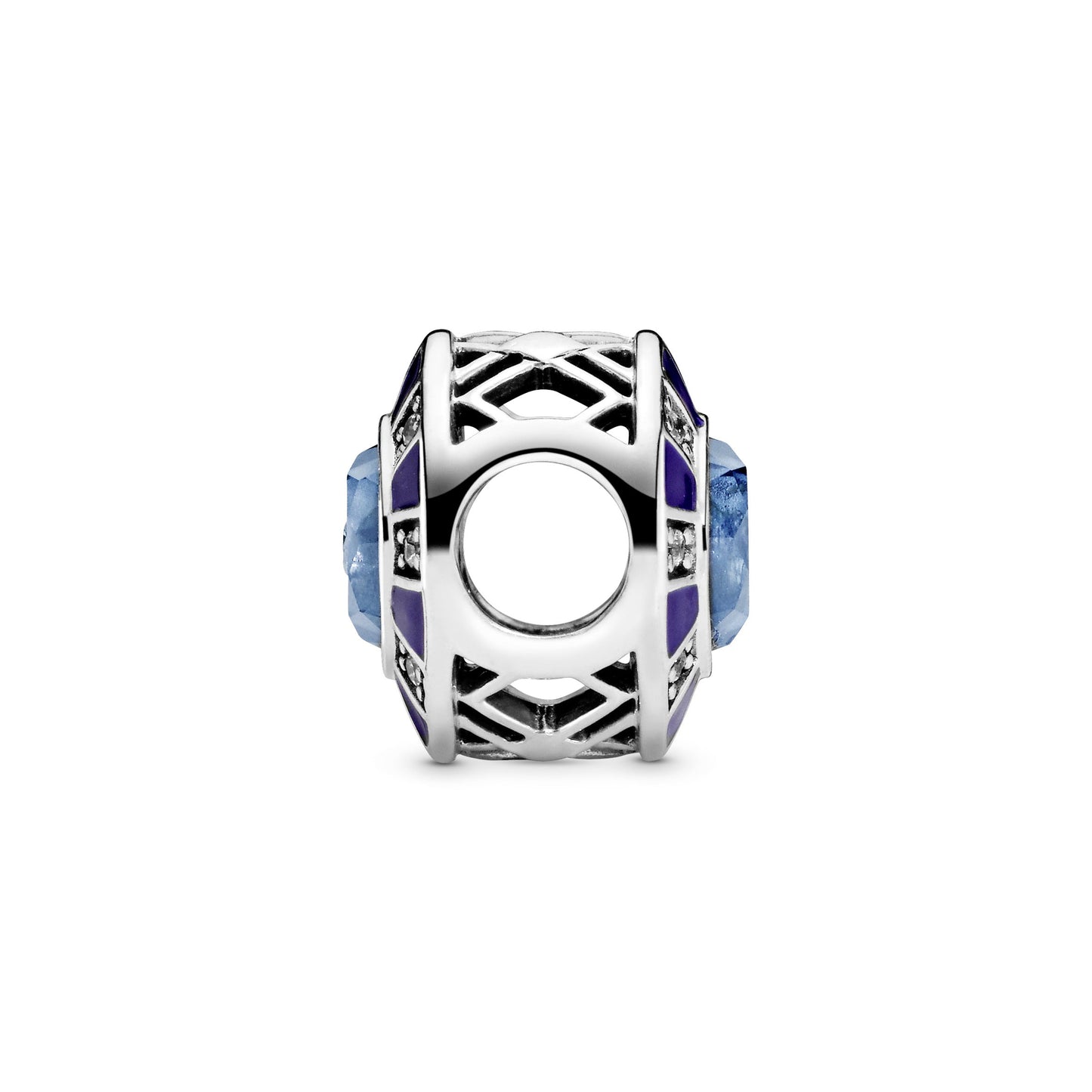Pandora Blue Mosaic Charm