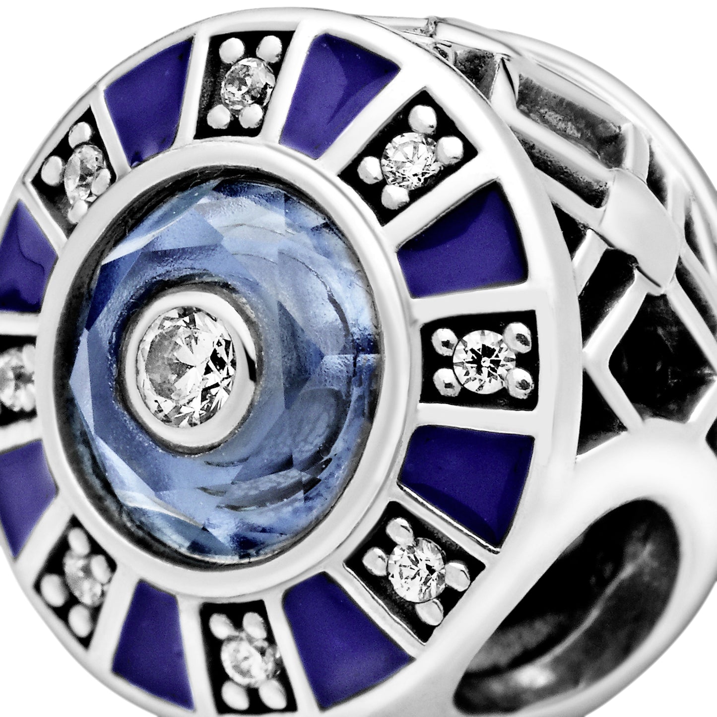 Pandora Blue Mosaic Charm