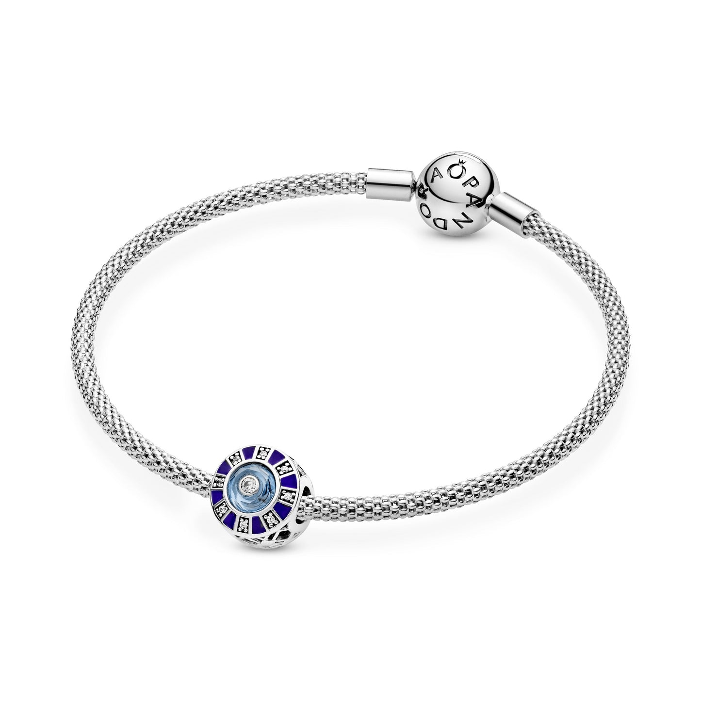 Pandora Blue Mosaic Charm