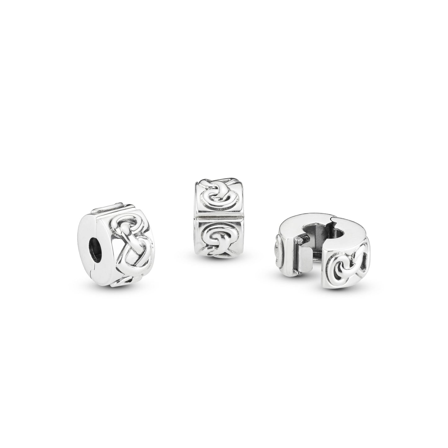 Pandora Knotted Hearts Clip Charm