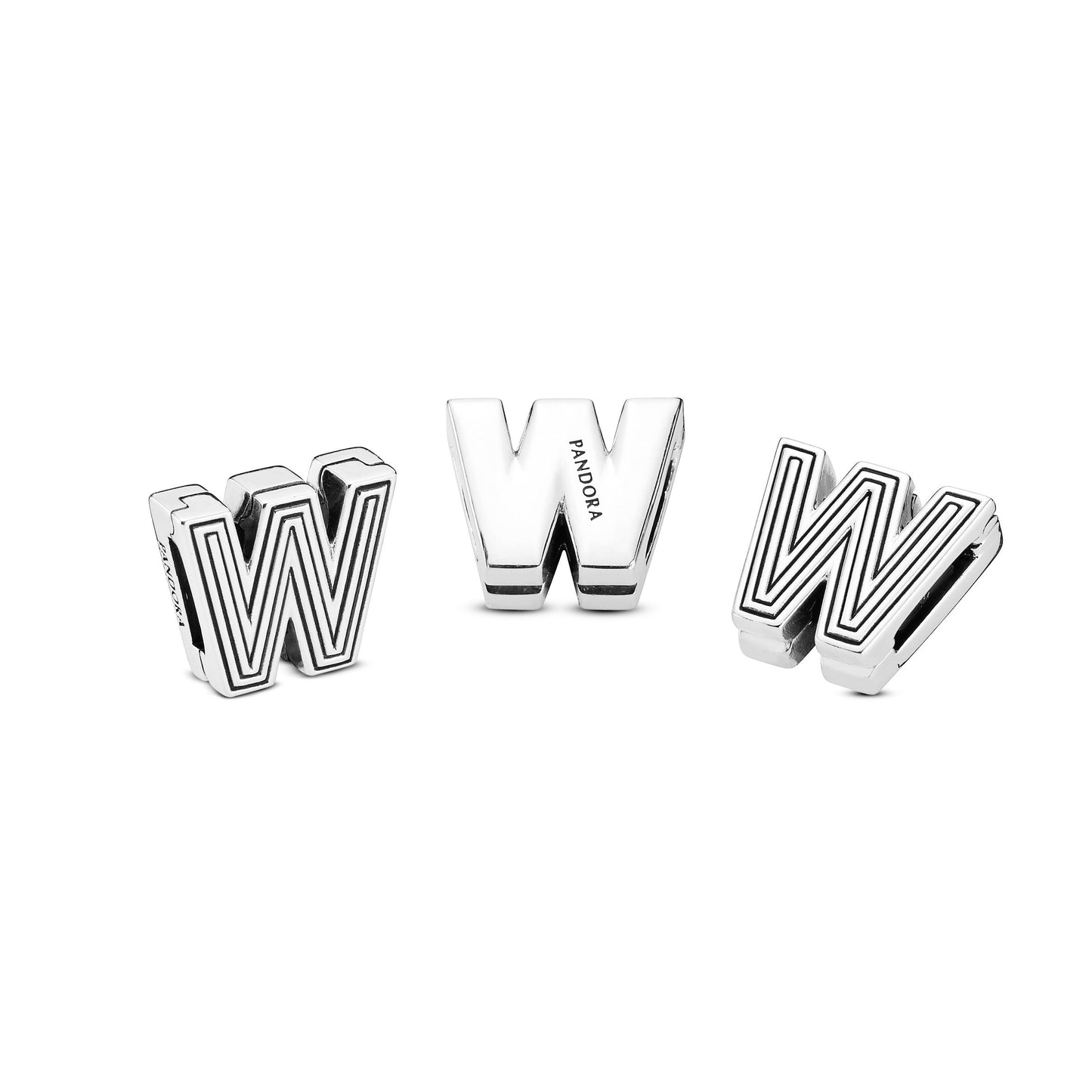 Pandora Letter W Clip Charm