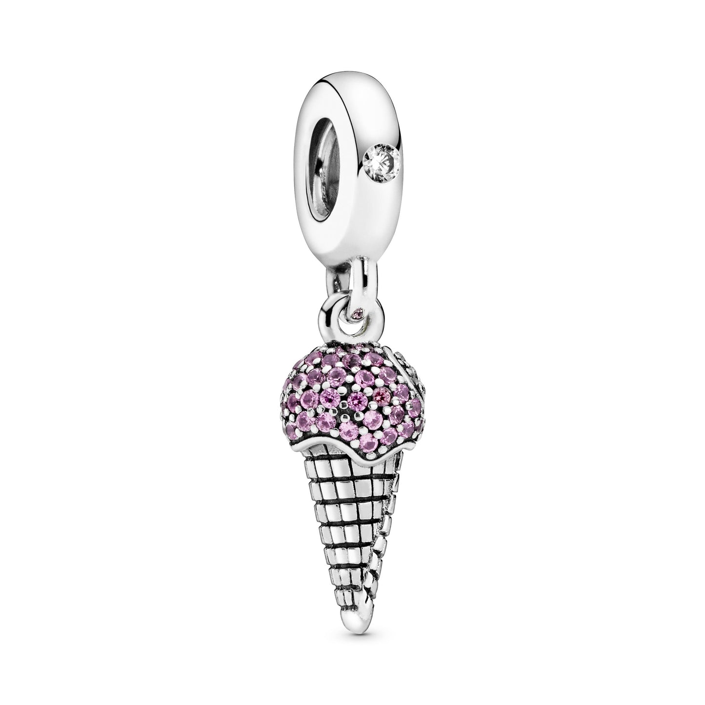 Pandora Pave Ice Cream Cone Dangle Charm