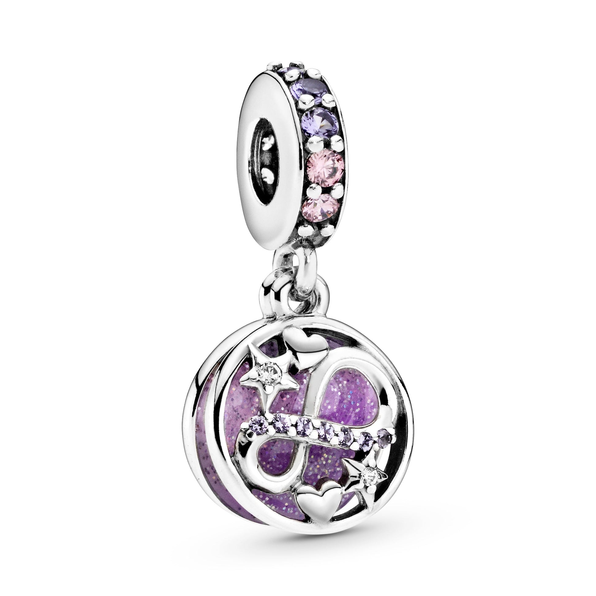 Pandora Glittering Infinity Hearts & Stars Dangle Charm