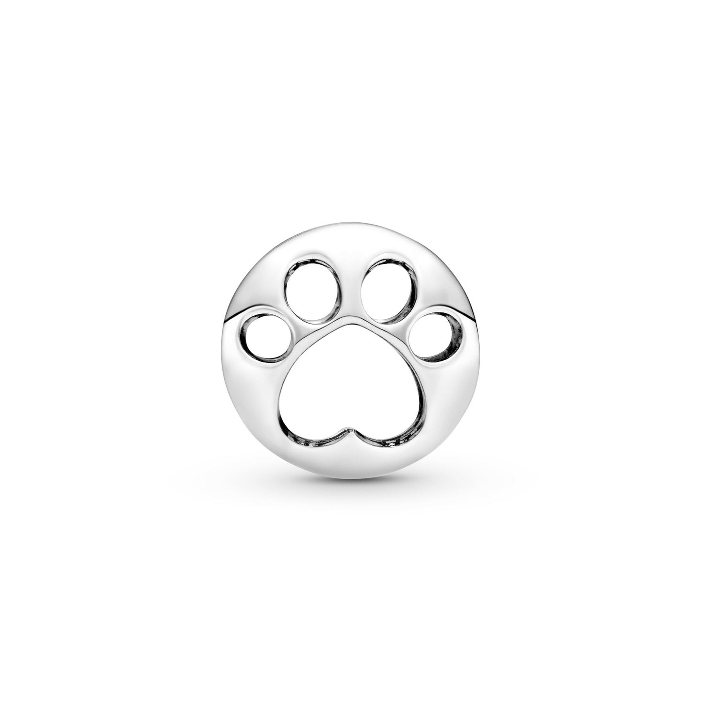 Pandora Openwork Paw Print Charm
