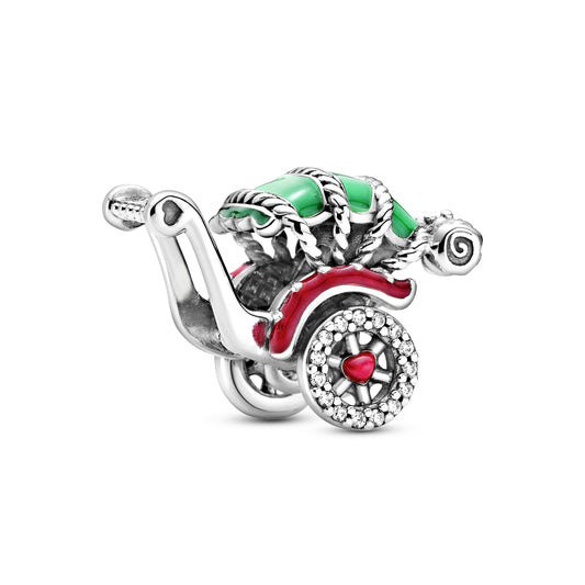 Pandora Traditional Rickshaw Charm