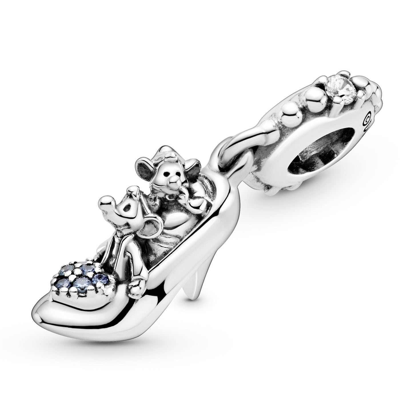 Pandora Disney Cinderella Glass Slipper & Mice Dangle Charm