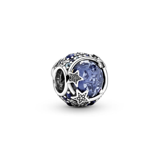 Pandora Celestial Blue Sparkling Stars Charm