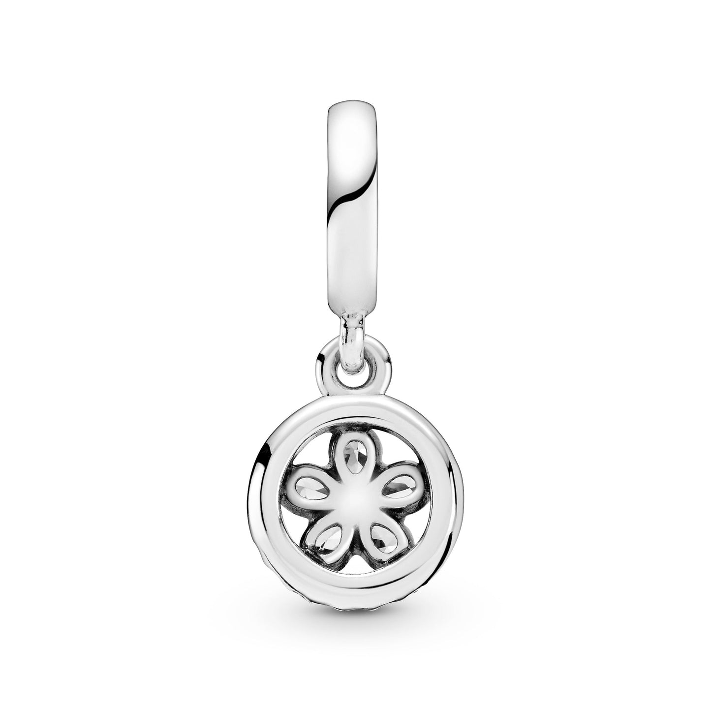 Pandora Sparkling Snowflake Circle Dangle Charm