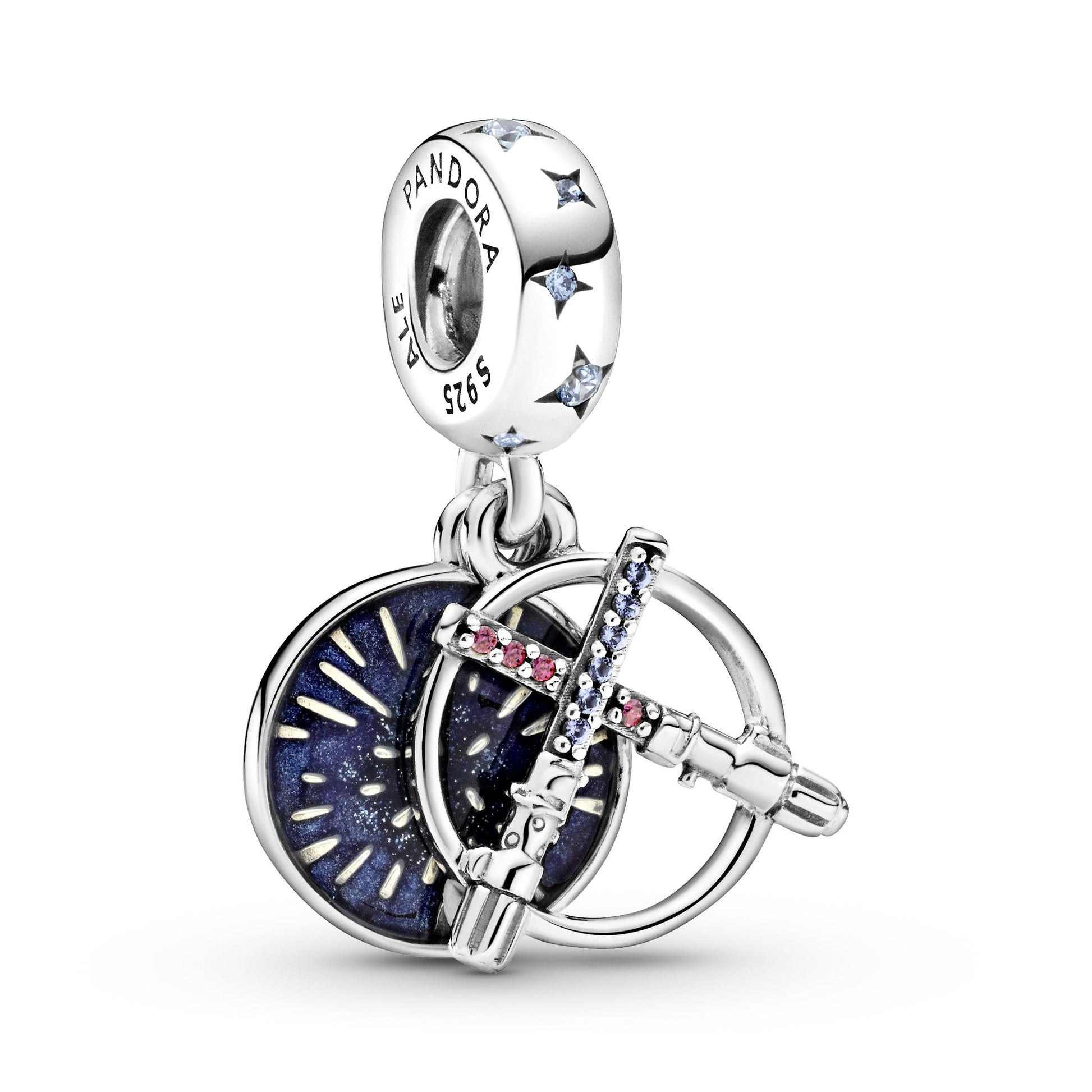 Pandora Star Wars Lightsaber Double Dangle Charm