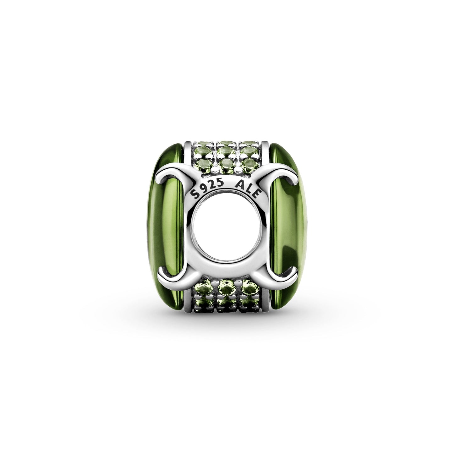 Pandora Green Oval Cabochon Charm