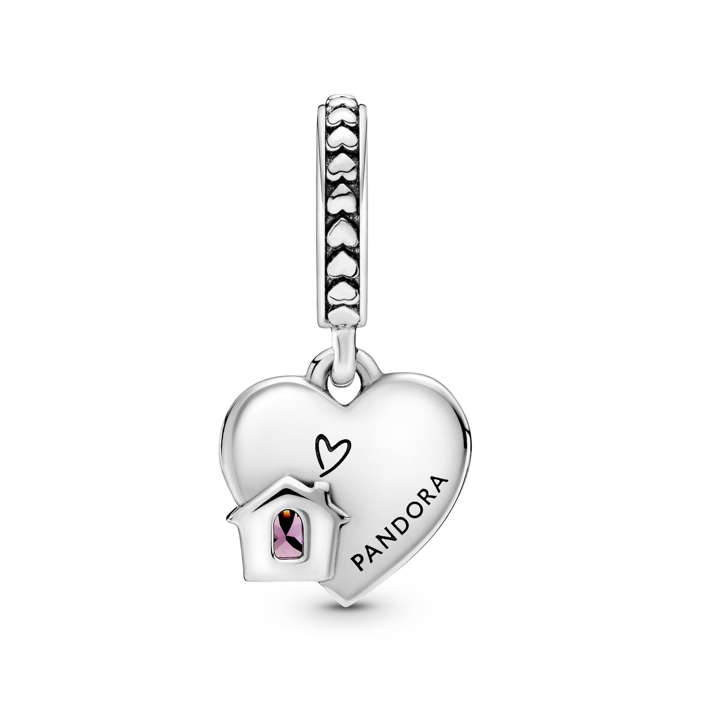 Pandora Love My Home Heart Dangle Charm