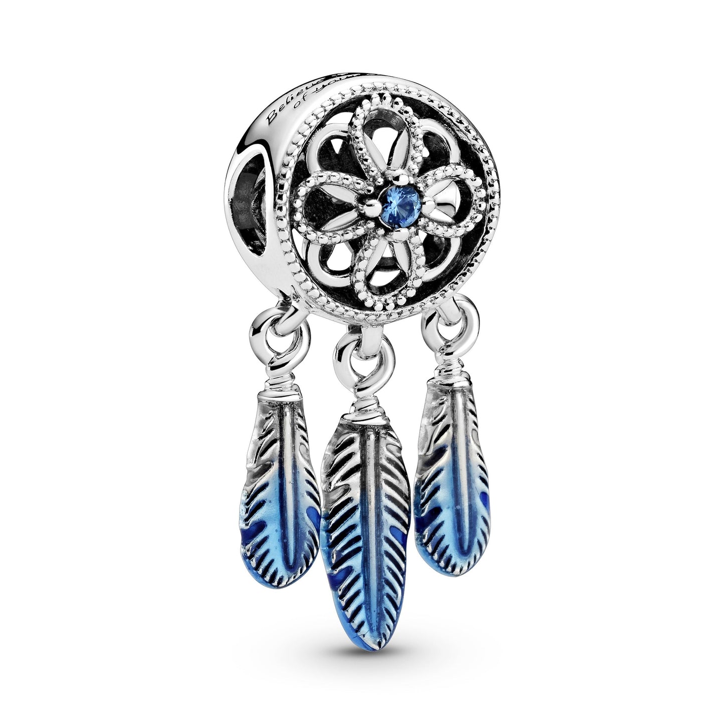 Pandora Blue Dreamcatcher Charm