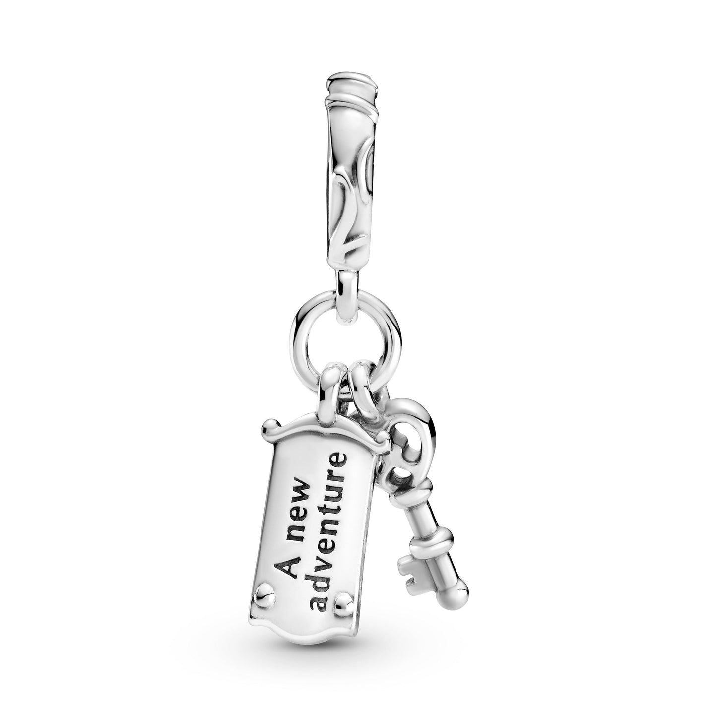 Pandora Disney Alice in Wonderland Key & Door Knob Dangle Charm