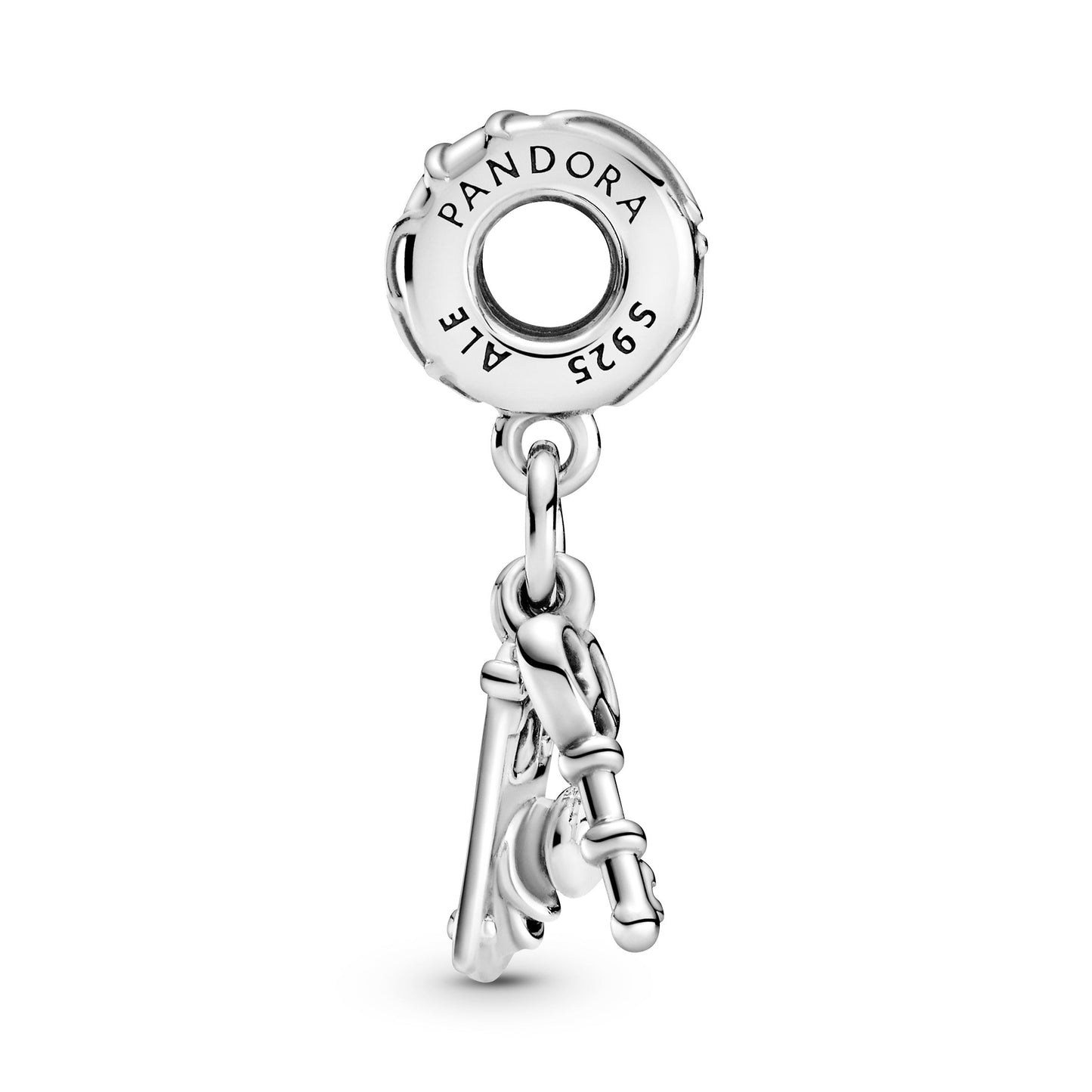 Pandora Disney Alice in Wonderland Key & Door Knob Dangle Charm