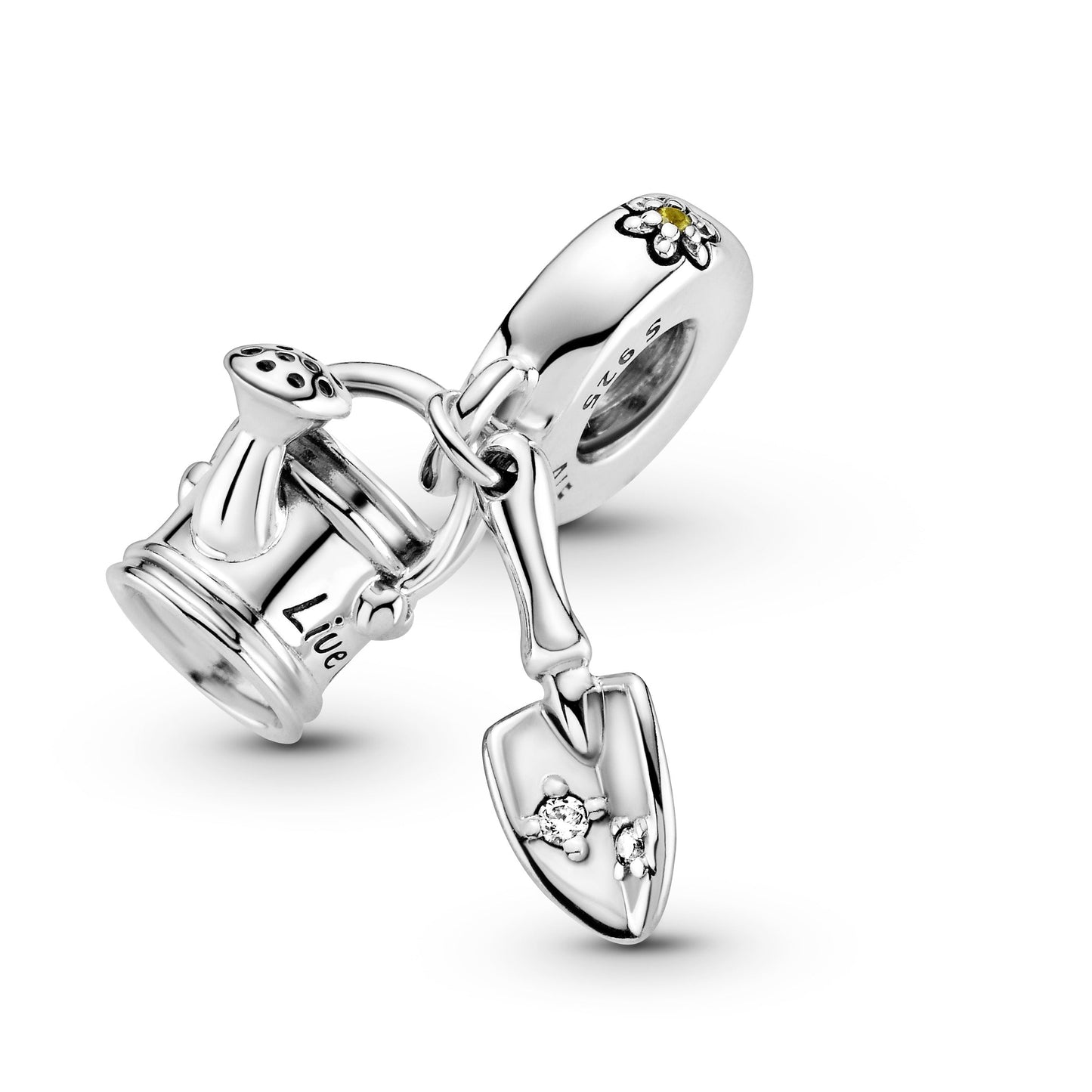 Pandora Watering Can & Trowel Dangle Charm