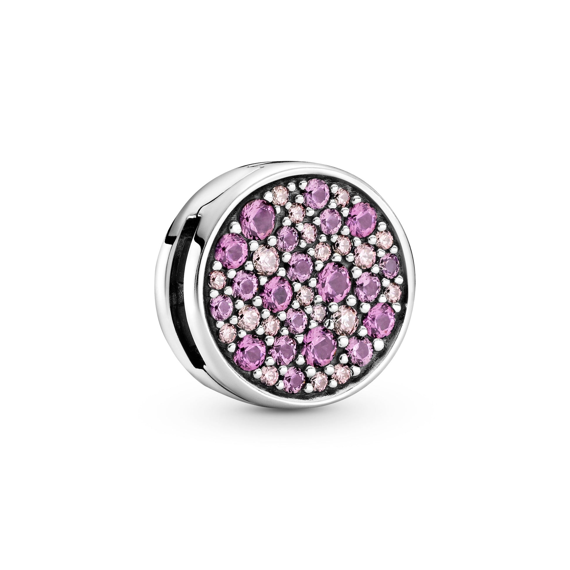 Pandora Reflexions Pink Pave Clip Charm