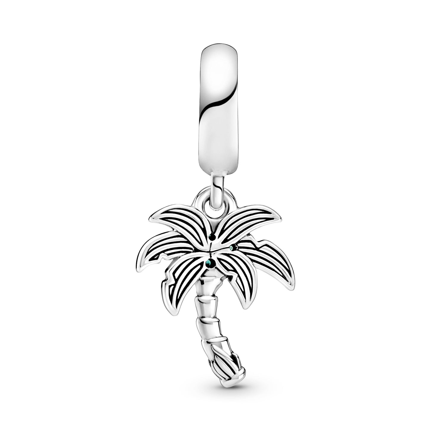 Pandora Palm Tree & Coconuts Dangle Charm