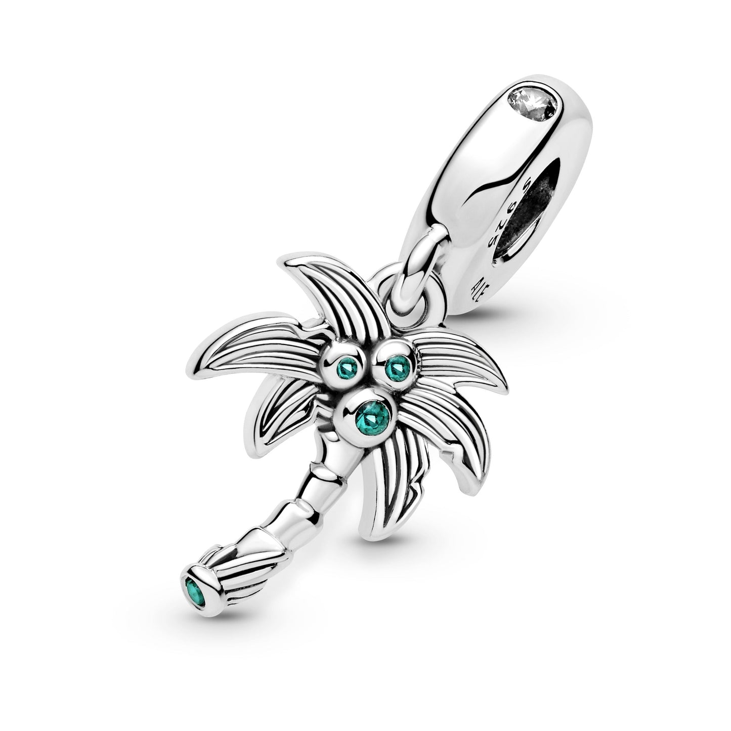 Pandora Palm Tree & Coconuts Dangle Charm