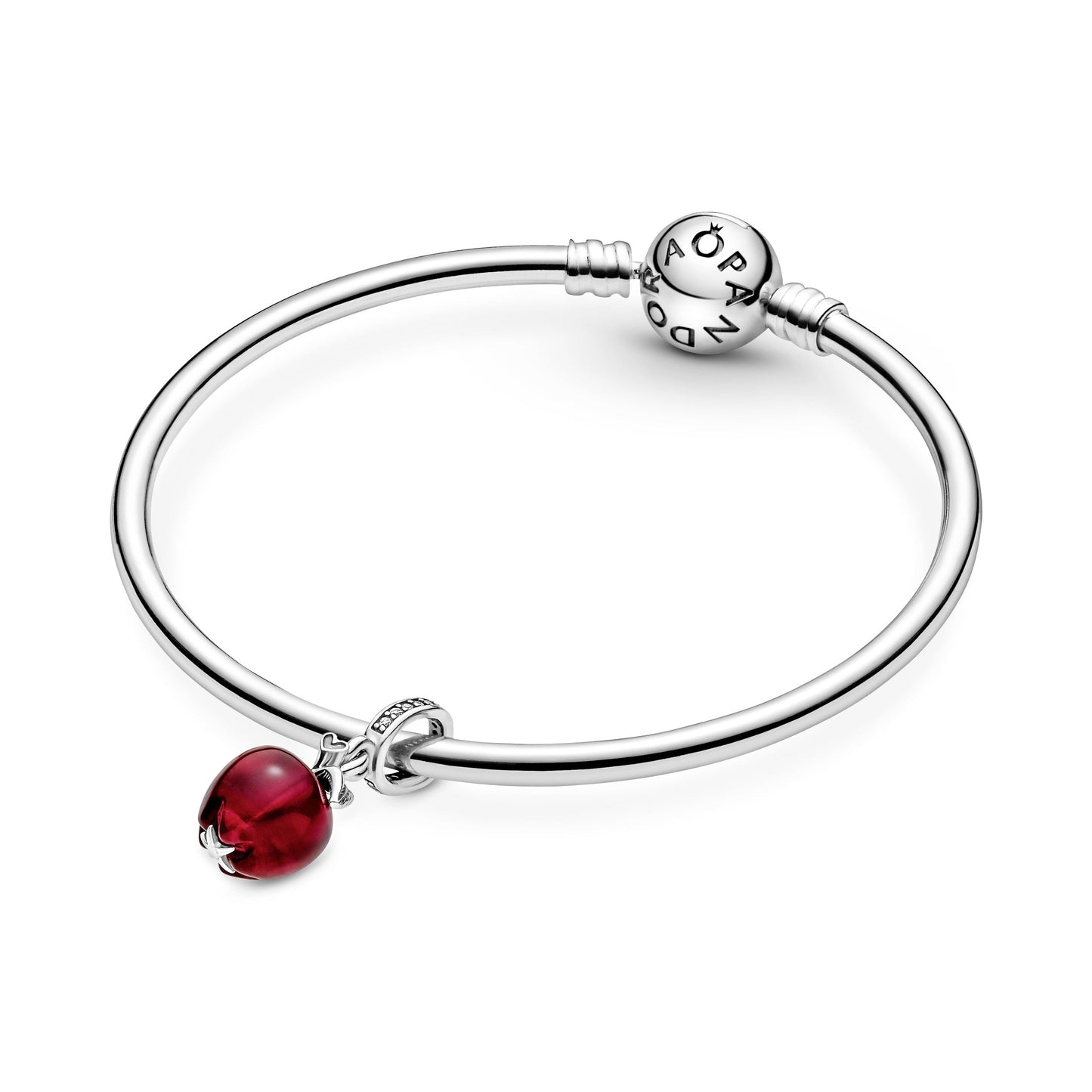 Pandora Murano Glass Red Apple Dangle Charm
