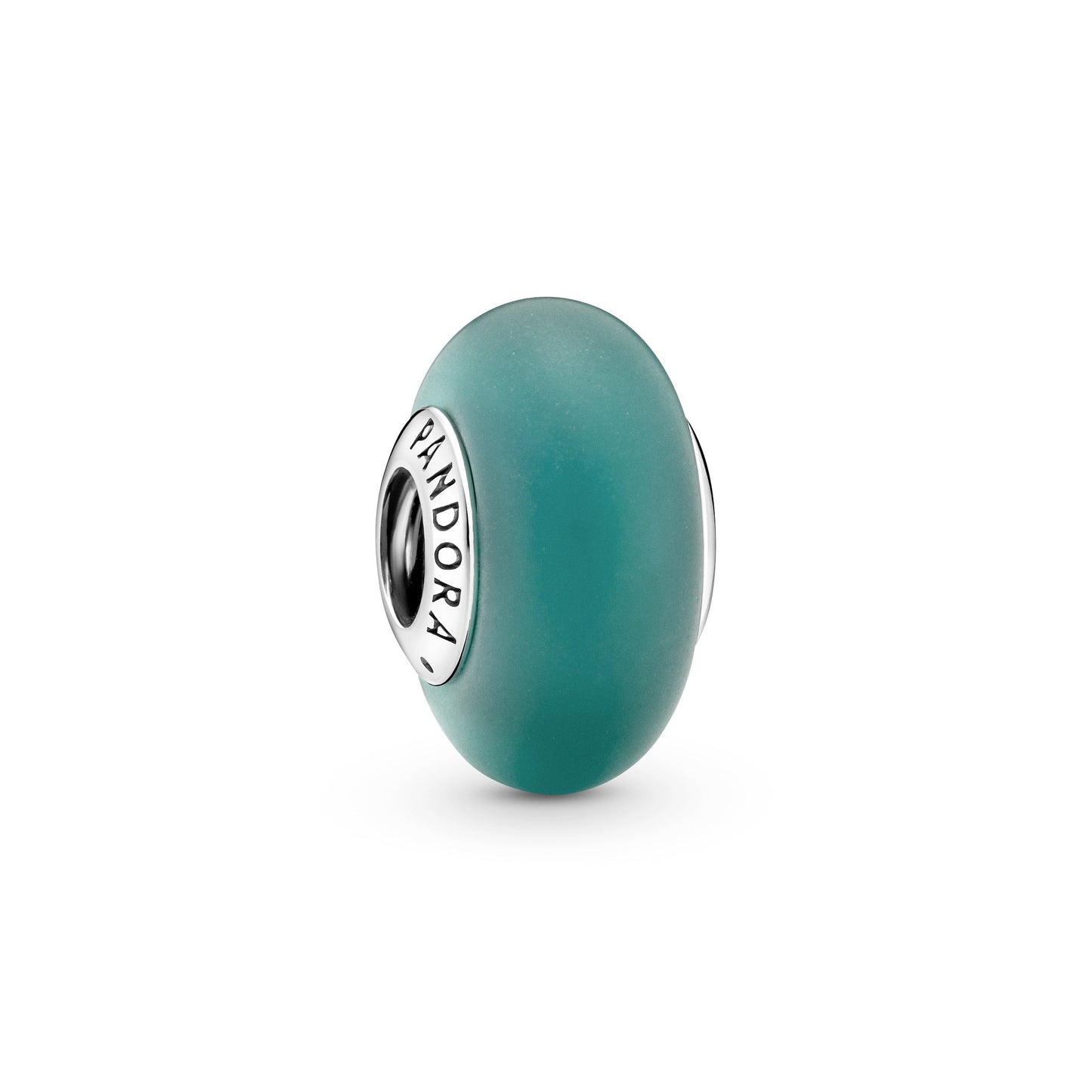 Pandora Matte Green Murano Glass Charm