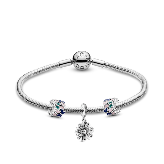 Pandora Inspired by Nature Bracelet and Charms Bundle Set