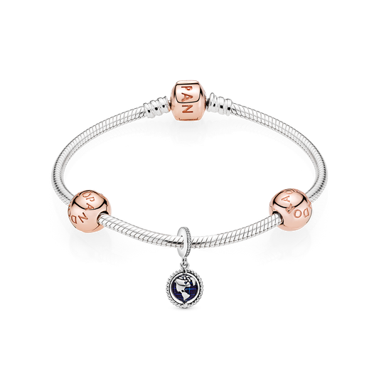 Pandora Travel the World Bracelet and Charms Set